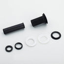 GobekUsa Brass Black Pop Up Drain Stopper with Overflow for Vessel Sink
