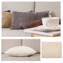 GobekUsa Corduroy Flocking Velvet Pillow Cover 40x60cm