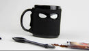 GobekUsa Black Ninja Mug, Unique Ceramic Tea Cup, Creative Novelty Gift