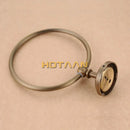 GobekUsa Antique Brass Wall-Mounted Round Towel Ring Holder