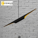 GobekUsa Aluminum Tube Chandelier with LED Bulb - Creative Restaurant & Bar Lighting