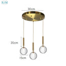 GobekUsa Glass Ball LED Pendant Light: Nordic Modern, Single Head, Creative Design