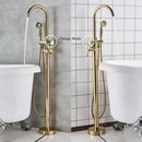 GobekUsa Gold Tub Sink Faucet with Handshower