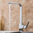 GobekUsa Kitchen Faucet: Brushed Gold/Nickle/Black Hot Cold Mixer Crane Water Tap