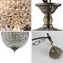 GobekUsa Art Deco Crystal LED Chandelier in 2 Sizes for Parlor, Bedroom, Lobby, Hotel