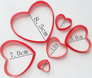 GobekUsa Heart Shaped Cake Cutter Set for Baking & Decorating