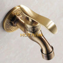 GobekUsa Antique Brass Wall Mount Bathroom Faucet