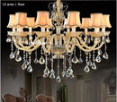 GobekUsa Crystal Chandelier Light Fixtures for Modern Luxury Living and Bedrooms