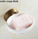 GobekUsa Copper Bathroom Accessories Set: Towel Rack, Bar, Cup Holder, Paper Holder, Cloth Hook