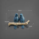 GobekUsa Bird Resin Hanger: Living Room Coat Towel Hat Holder and Kitchen Hook