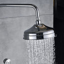 GobekUsa Brass Shower Mixer Faucet Set with Handshower and 8" Rainfall Head