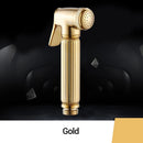GobekUsa Brass Chrome Bidet Sprayer Head for Toilet, Pet Shower Spray