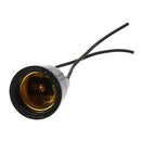 GobekUsa Black Waterproof E27 Lamp Socket 110v-220v Outdoor Fitting Bulb Holder