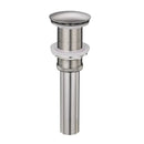 GobekUsa Brass Black Vessel Sink Pop Up Drain Stopper With Overflow – HJ-0618H