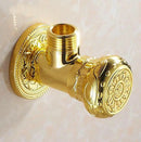 GobekUsa Brass Bathroom Angle Stop Valve Antique Finish Filling Valves JM525
