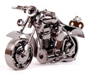 GobekUsa 14cm Retro Motorcycle Model Metal Figurine Home Decor & Toy