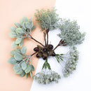 GobekUsa Decorative Artificial Plants Home Wedding DIY Gift Box Scrapbooking Bouquet