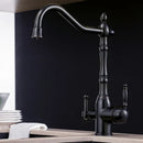 GobekUsa Gold Kitchen Faucet with 360 Rotation, Cold/Hot Mixer Tap & Water Purification