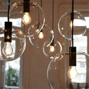 GobekUsa Bubble Glass Ball Pendant Light for Modern Living Room Kitchen Bedroom