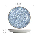 GobekUsa Ceramic Dinner Plate Set - Round Solid Pattern, Made of Ceramic