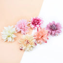 GobekUsa 10pcs Silk Gerbera Decorative Flowers for Home Wedding DIY - Fake Stamen Brooch