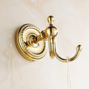 GobekUsa Antique Brass Robe Hook Coat Towel Hanger Wall Bathroom Accessories