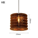 GobekUsa Chinese Paper Pendant Light for Restaurant Living Room, Southeast Asian Style