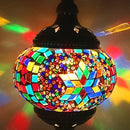 Handmade Turkish Mosaic Glass Pendant Light