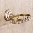 GobekUsa Antique Brass Soap Holder: Pure Copper Bathroom Soap Basket