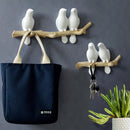 GobekUsa Bird Resin Hanger: Living Room Coat Towel Hat Holder and Kitchen Hook