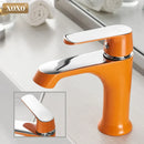 GobekUsa Bronze Green Fashion Basin Faucet, Single Hole Bathroom Mixer, Hot and Cold Water