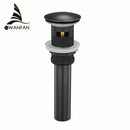 GobekUsa Brass Black Vessel Sink Pop Up Drain Stopper With Overflow – HJ-0618H