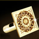 GobekUsa Golden Square Floor Waste Drain 4cm, Luxury Bathroom Shower Grate 10cm * 10cm