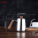 GobekUsa Gooseneck Stainless Steel Pour Over Kettle with Wooden Handle