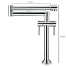 GobekUsa Kitchen Faucet: Solid Brass Deck Mounted Sink Mixer in Multiple Finishes