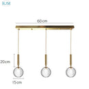 GobekUsa Glass Ball LED Pendant Light: Nordic Modern, Single Head, Creative Design
