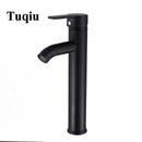 GobekUsa Black Single Handle Luxury Bathroom Faucet Switch Mixer Taps for Wash Basin