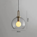 GobekUsa Glass Ball Pendant Lights for Living Room, Dining Room, Bar - Luxury Industrial Style
