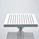 GobekUsa Bright Chrome LED Rainfall Shower Head: Color Changing Brass Rectangular Shower Faucet