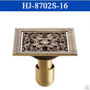 GobekUsa Antique Brass Square Shower Floor Drain Strainer Grate - HJ-8702S