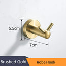 GobekUsa Golden Swan Bath Hardware Set: Towel Rack, Toilet Paper Holder, Tissue Roll Holder