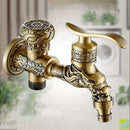 GobekUsa Antique Brass Wall Mount Bidet Faucet for Hygienic Bathroom Shower Spray