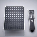 GobekUsa Black Rainfall Shower Head with Handshower - Over-head Shower Sprayer