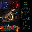 GobekUsa 3V Neon Light EL Wire Rope 1m/3m/5M Glow Strip LED Shoes Clothing Car