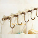 GobekUsa Antique Brass Robe Hook, Bathroom Hardware for Stylish Organization