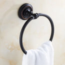 GobekUsa Antique Brass Towel Ring Wall Mounted Rack Shelf Bathroom Towel Holder