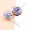 GobekUsa Lavender Foam Wreaths Home Wedding Decor Silk Flowers Bouquet