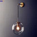 GobekUsa Glass Ball LED Wall Lamp - Nordic Modern Bathroom Sconce