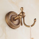 GobekUsa Antique Brass Robe Hook Coat Towel Hanger Wall Bathroom Accessories