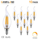 GobekUsa C35 4W Dimmable LED Filament Candle Bulbs E14 220V - 35W Equivalent